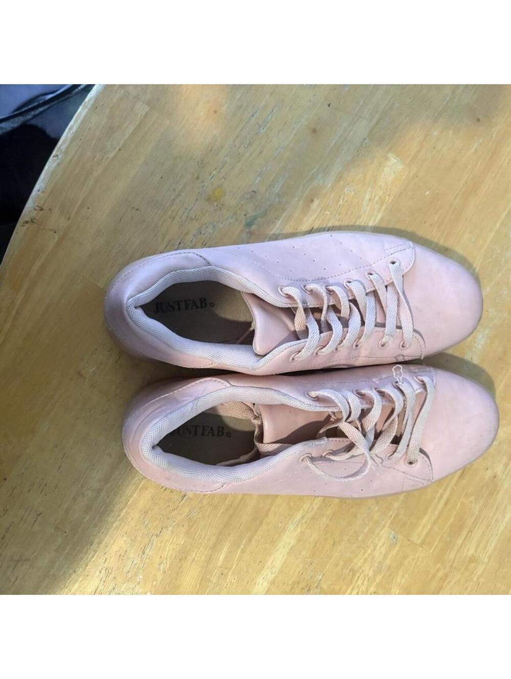 JustFab Women's Pink Trainer